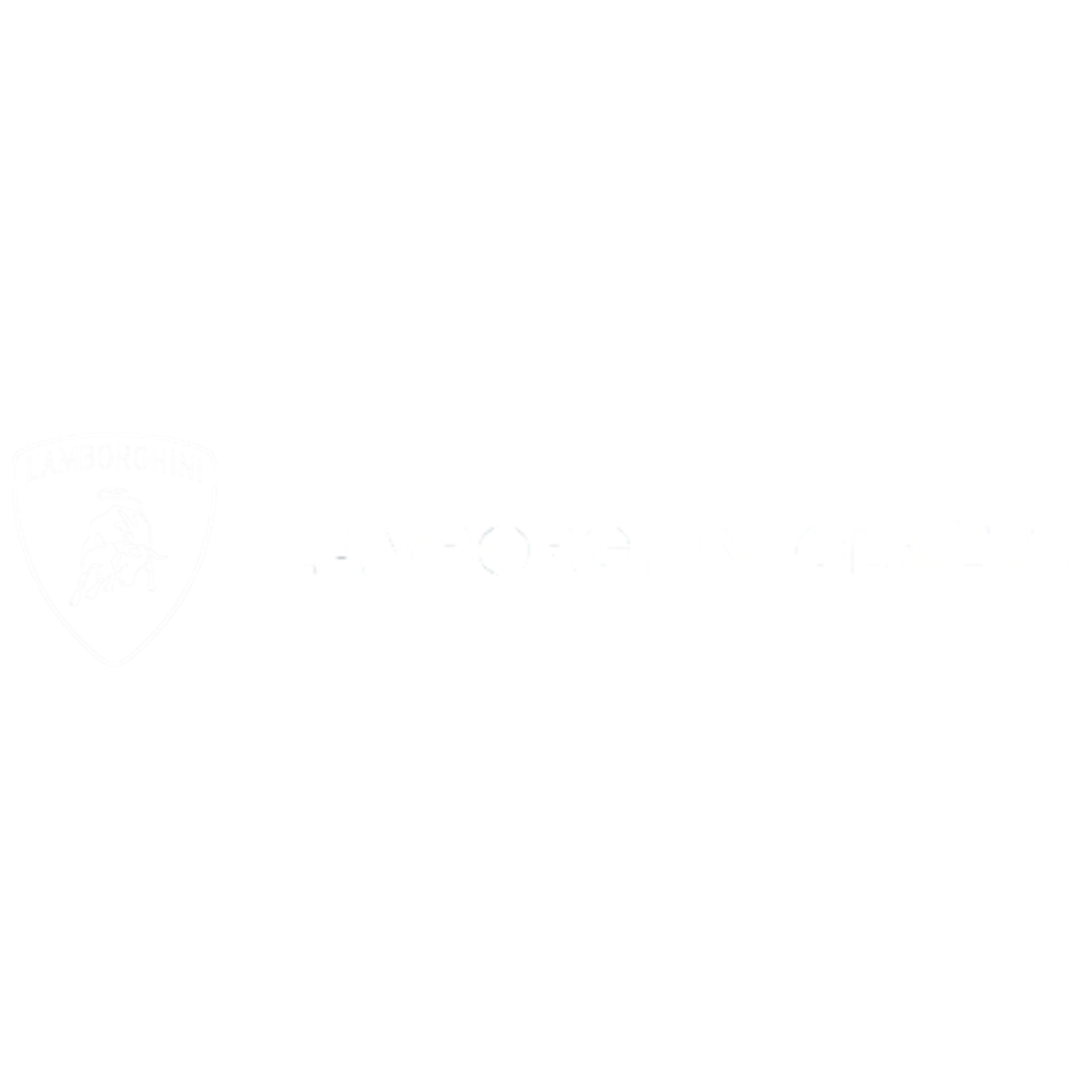 Logo Lamborghini Genève blanc